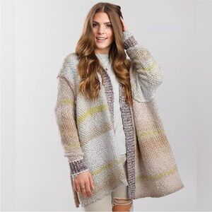 Free People Daydreamer Cardigan Sweater in Angel Food size Medium